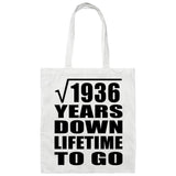 44th Anniversary Square Root of 1936 Years Lifetime To Go - Tote Bag White