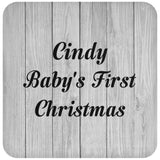 Cindy Baby's First Christmas - Drink Coaster F