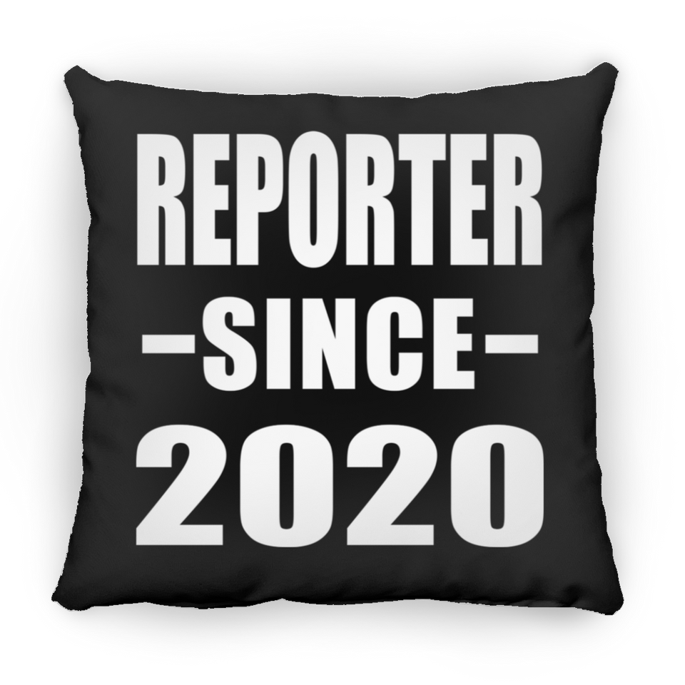 Reporter Since 2020 - Throw Pillow Black
