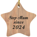 Step Mum Since 2024 - Star Ornament C