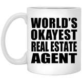 World's Okayest Real Estate Agent - 11 Oz Coffee Mug