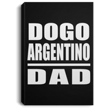 Dogo Argentino Dad - Canvas Portrait