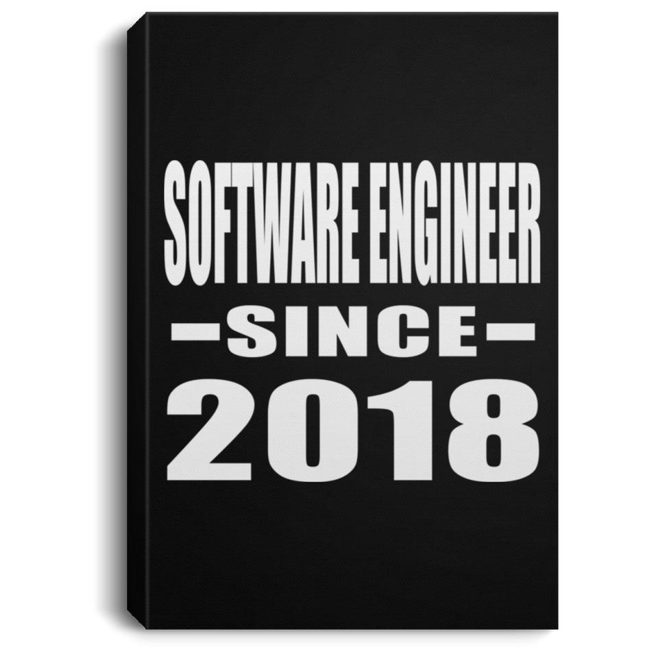 Software Engineer Since 2018 - Canvas Portrait