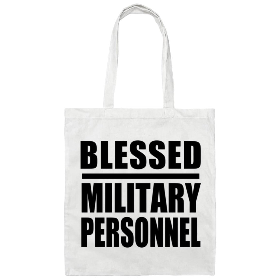 Blessed Military Personnel - Tote Bag White
