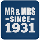 93rd Anniversary Mr & Mrs Since 1931 - Drink Coaster