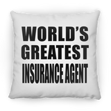 World's Greatest Insurance Agent - Throw Pillow