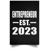 Entrepreneur Established EST. 2023 - Poster Portrait