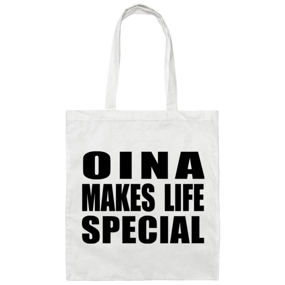 Oina Makes Life Special - Tote Bag White