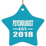 Psychologist Established EST. 2018 - Star Ornament