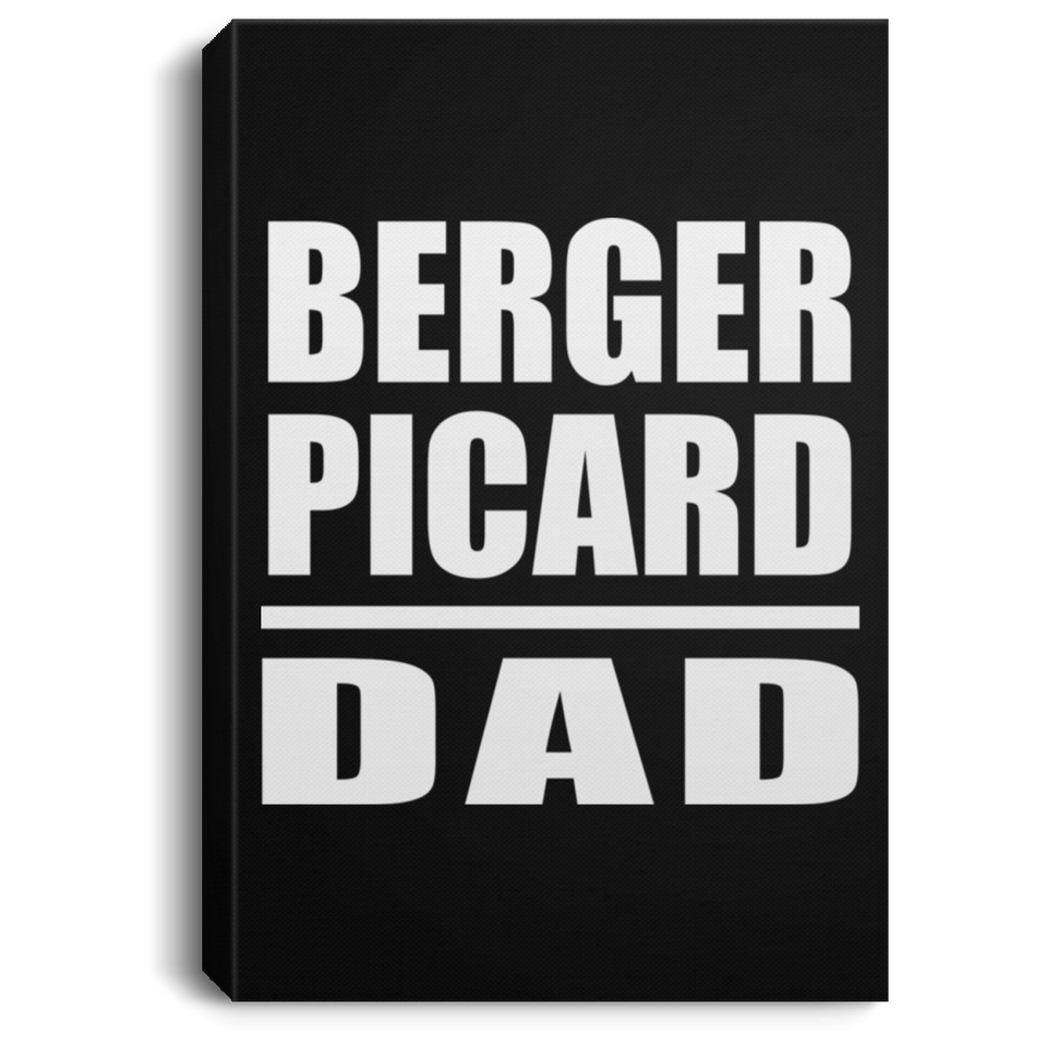 Berger Picard Dad - Canvas Portrait