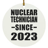 Nuclear Technician Since 2023 - Circle Ornament