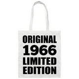 58th Birthday Original 1966 Limited Edition - Tote Bag White