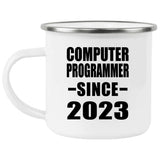 Computer Programmer Since 2023 - 12oz Camping Mug