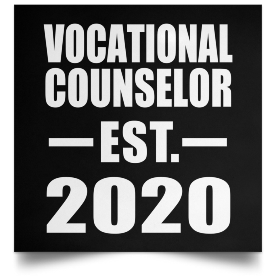 Vocational Counselor Established EST. 2020 - Poster Square