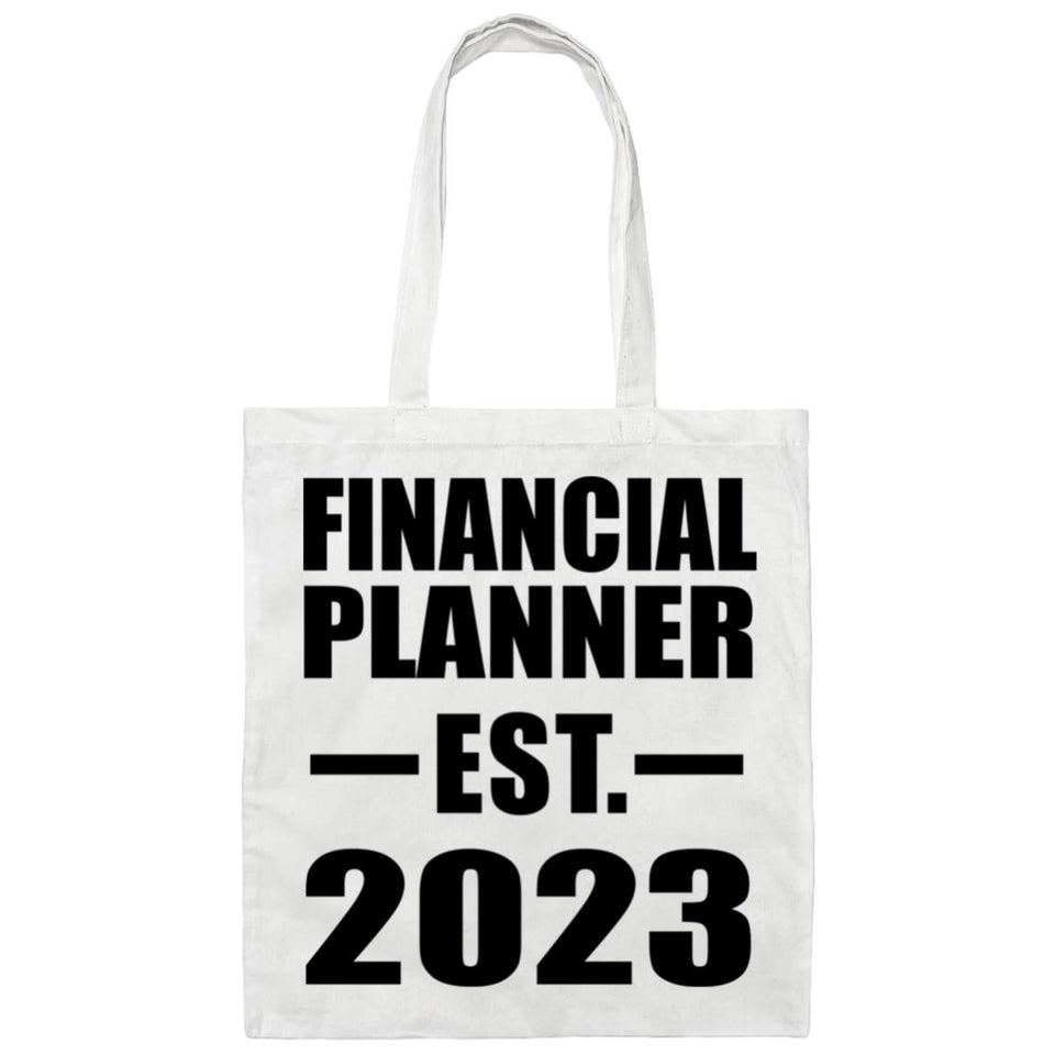Financial Planner Established EST. 2023 - Tote Bag White