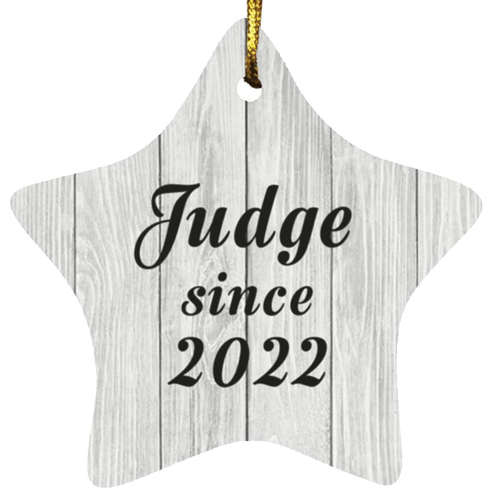 Judge Since 2022 - Star Ornament F