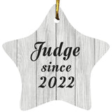 Judge Since 2022 - Star Ornament F