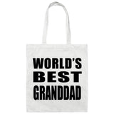 World's Best Granddad - Tote Bag White