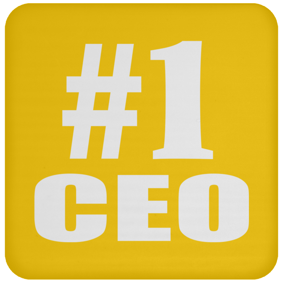 Number One #1 CEO - Drink Coaster