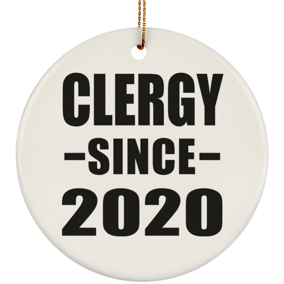 Clergy Since 2020 - Circle Ornament
