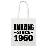 64th Birthday Amazing Since 1960 - Tote Bag White