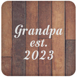 Grandpa Established Est. 2023 - Drink Coaster E
