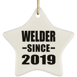 Welder Since 2019 - Star Ornament