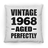 56th Birthday Vintage 1968 Aged Perfectly - Throw Pillow