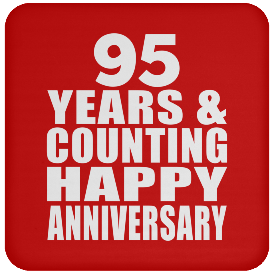 Happy 95th Anniversary 95 Years & Counting - Coaster