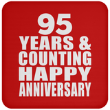 Happy 95th Anniversary 95 Years & Counting - Coaster