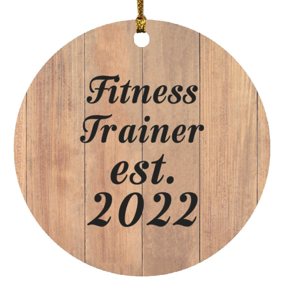 Fitness Trainer Established Est. 2022 - Circle Ornament C
