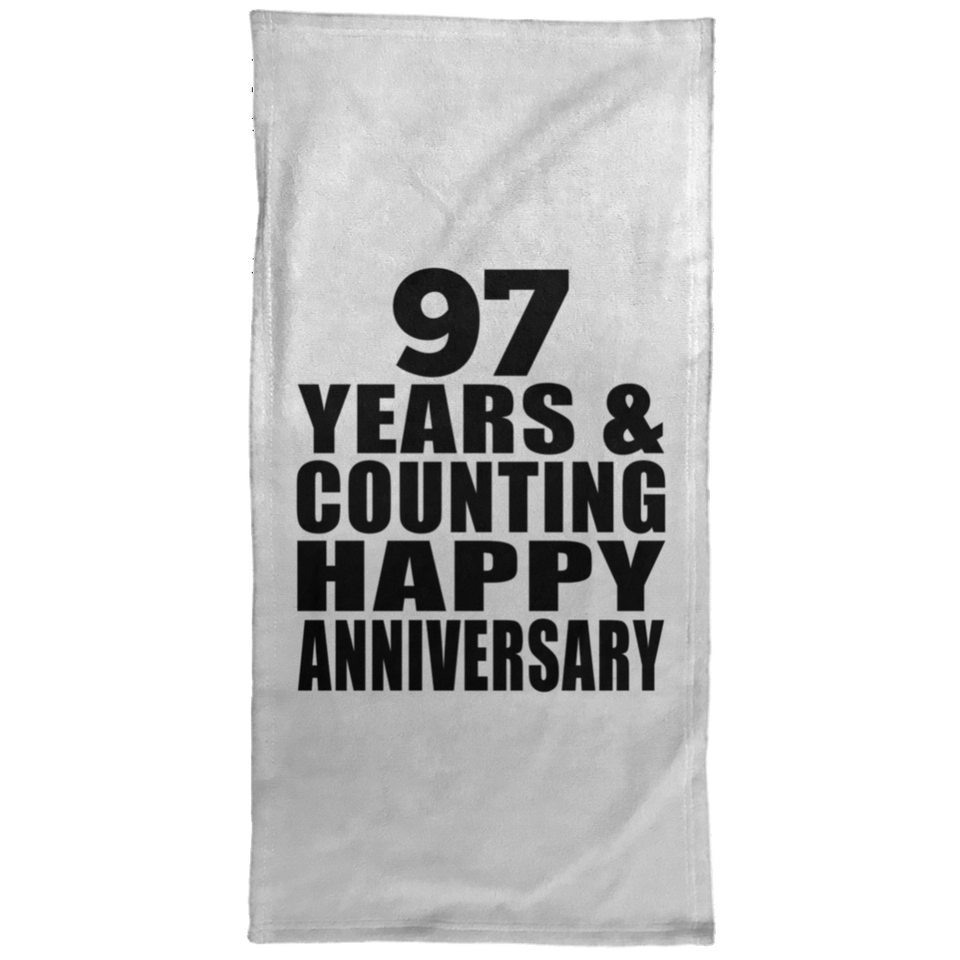 Happy 97th Anniversary 97 Years & Counting - Hand Towel