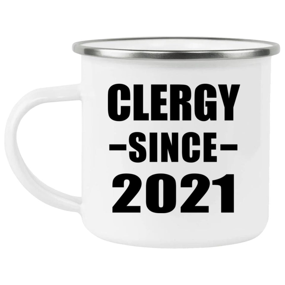 Clergy Since 2021 - 12oz Camping Mug