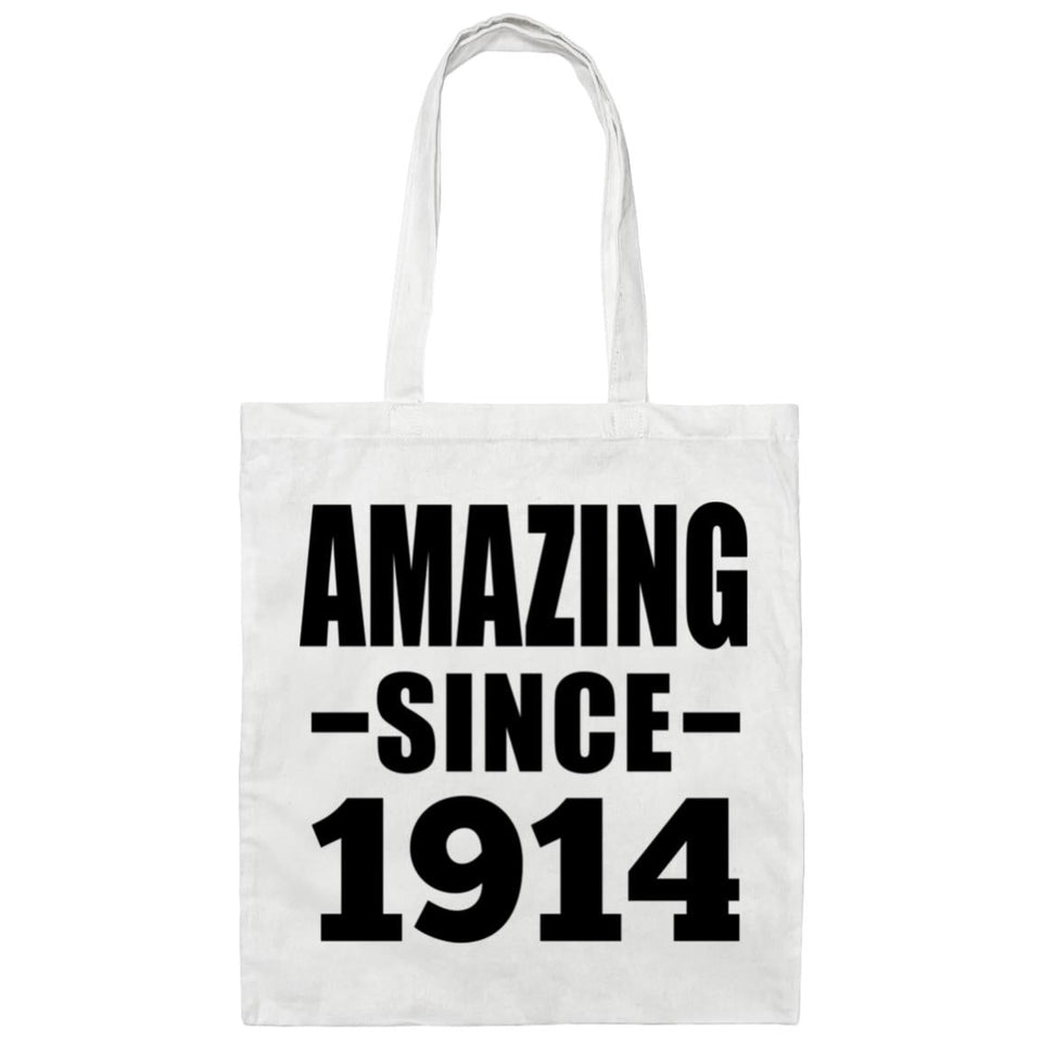 110th Birthday Amazing Since 1914 - Tote Bag White