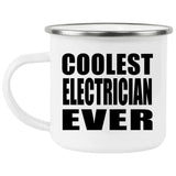 Coolest Electrician Ever - 12oz Camping Mug