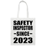 Safety Inspector Since 2023 - Tote Bag White