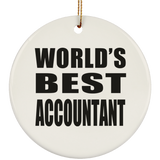 World's Best Accountant - Circle Ornament