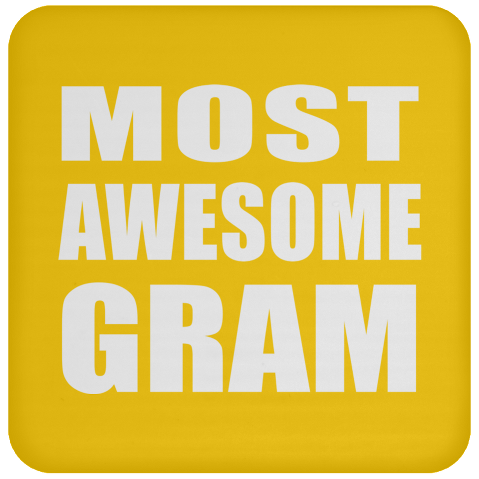 Most Awesome Gram - Drink Coaster