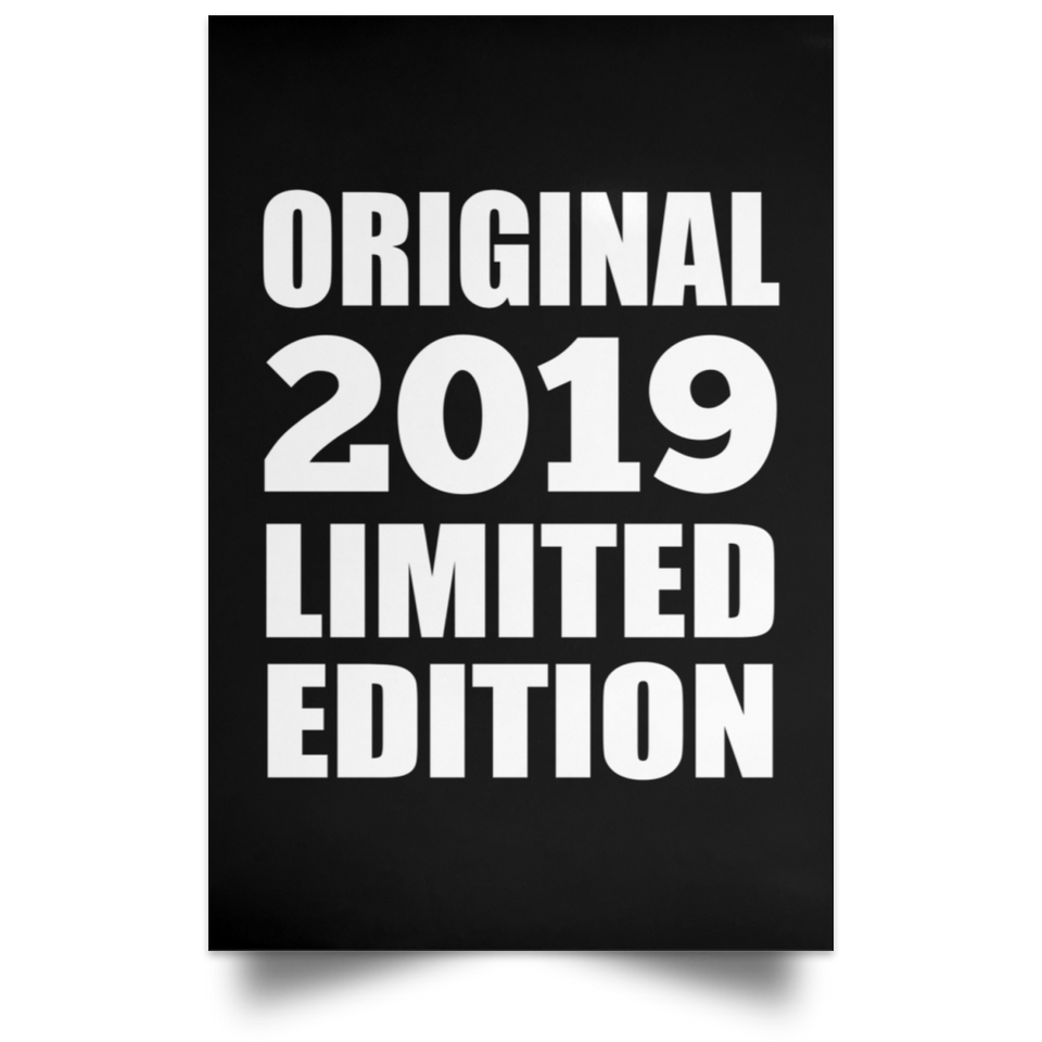 5th Birthday Original 2019 Limited Edition - Poster Portrait