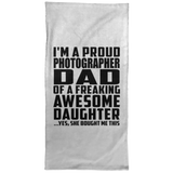 Proud Photographer Dad Of Awesome Daughter - Hand Towel