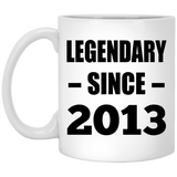 11th Birthday Legendary Since 2013 - 11oz Coffee Mug