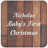 Nicholas Baby's First Christmas - Drink Coaster E