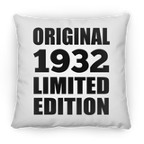 92nd Birthday Original 1932 Limited Edition - Throw Pillow