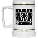 Dad Husband Military Personnel - Beer Stein