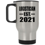 Logistician Established EST. 2021 - Silver Travel Mug