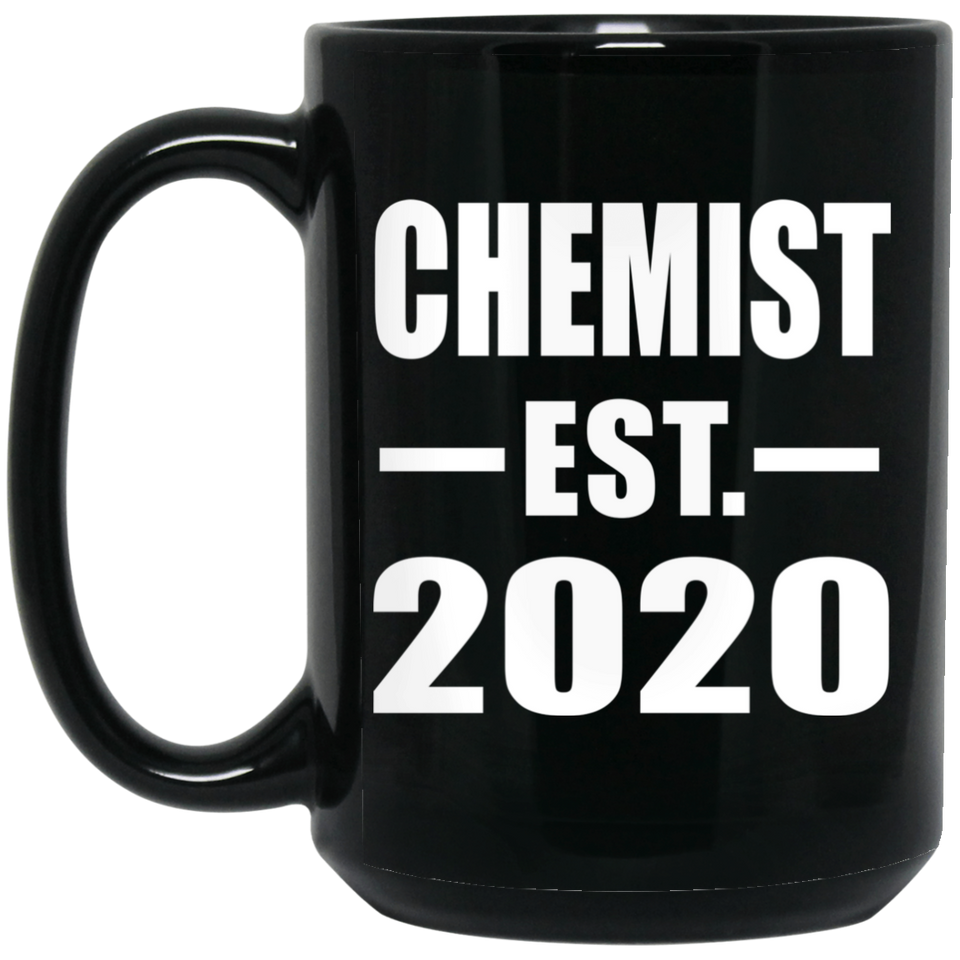 Chemist Established EST. 2020 - 15oz Coffee Mug Black