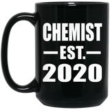Chemist Established EST. 2020 - 15oz Coffee Mug Black