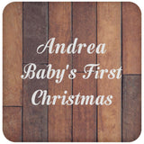 Andrea Baby's First Christmas - Drink Coaster E