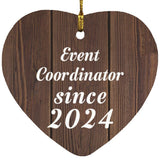 Event Coordinator Since 2024 - Heart Ornament D