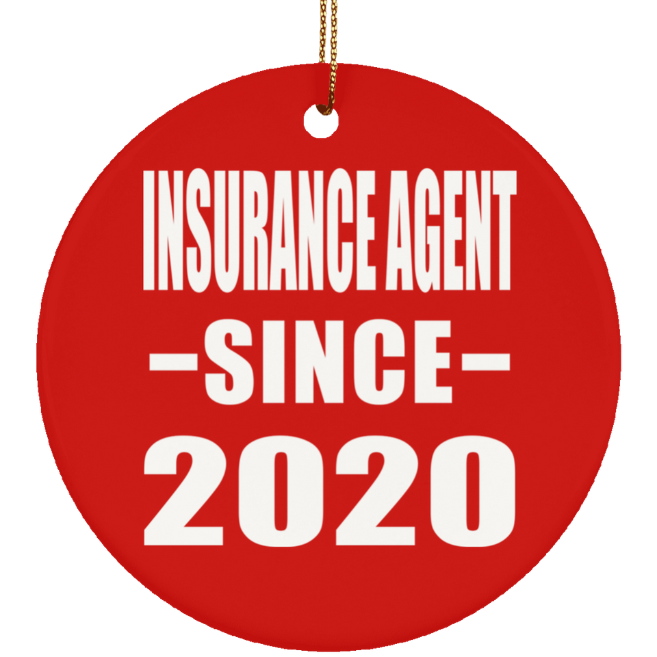 Insurance Agent Since 2020 - Circle Ornament